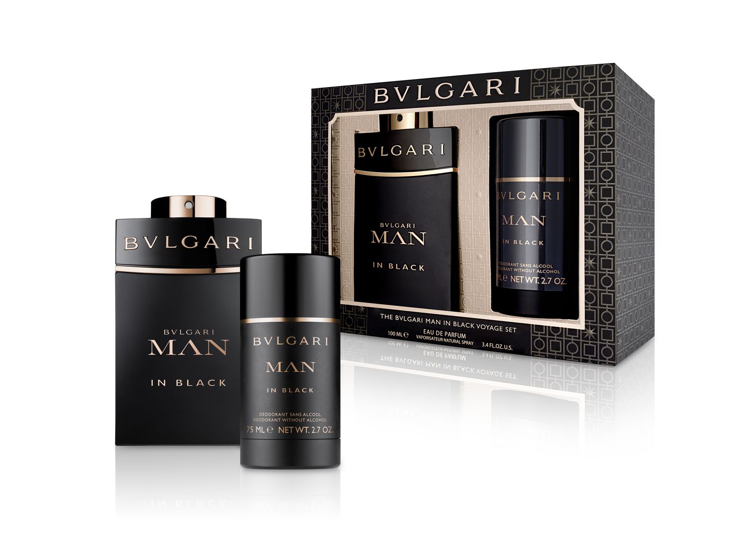 BVLGARI MAN BLACK EDP 100ML+ DEO 75GR