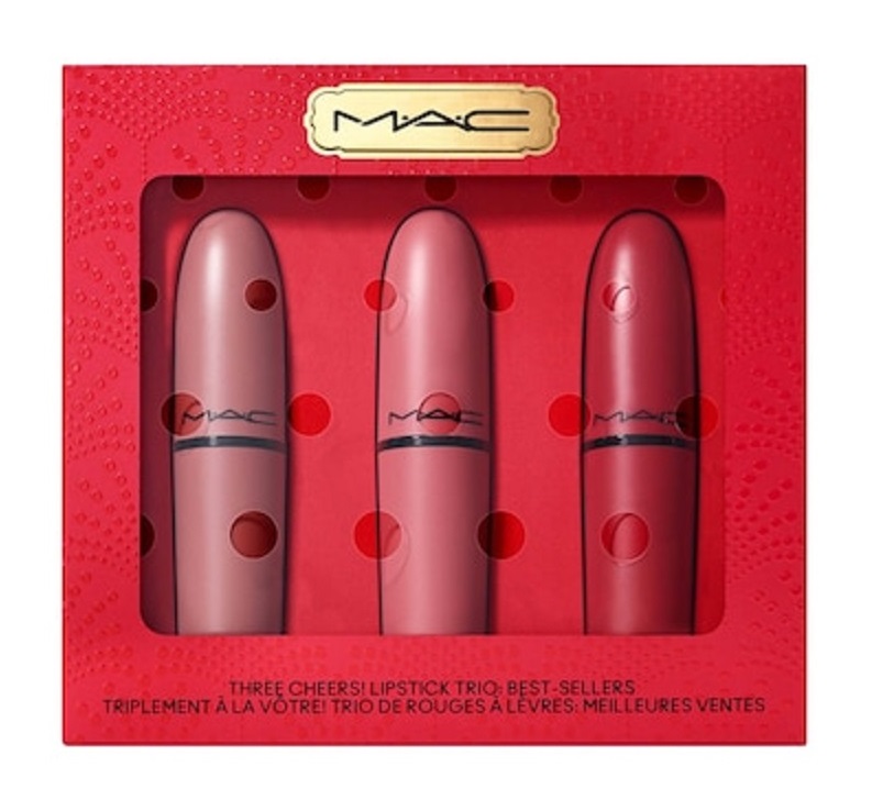 MAC THREE LIPTICK  CHEERS SET