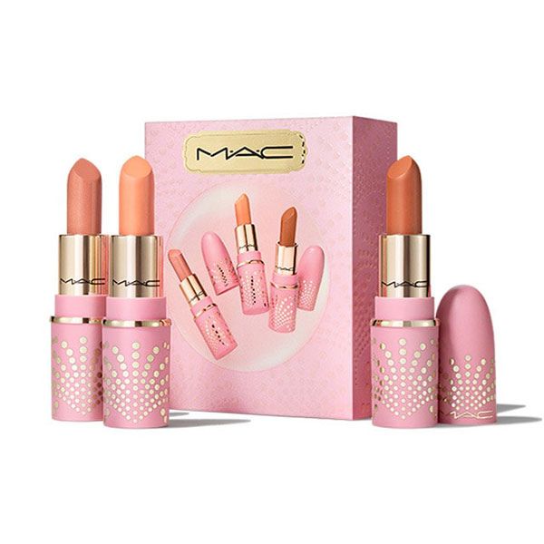 MAC MINI LIPSTICK  X3 NUDE SET