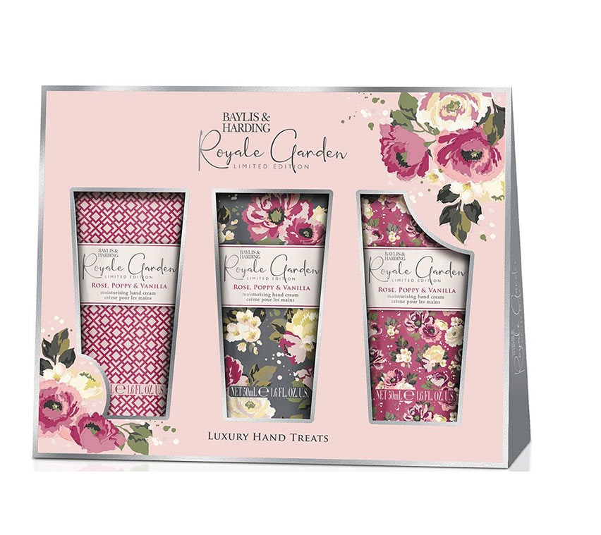 ROYALE GARDEN ASSORTED 3 HAND CREAM SET
