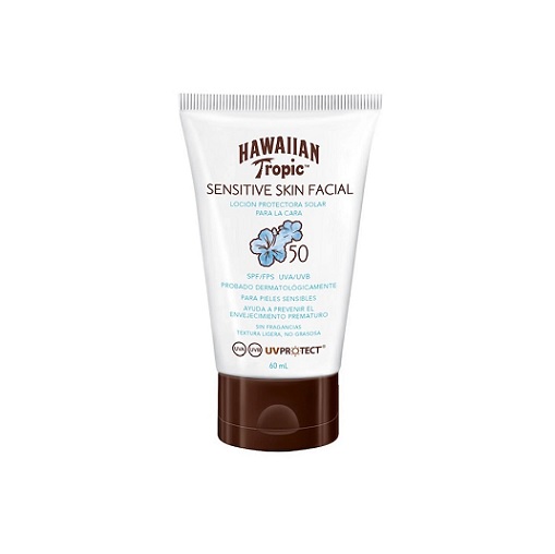 HAWAIIAN TROPIC FACIAL LOCION PROTECTORA SPF50 60ML