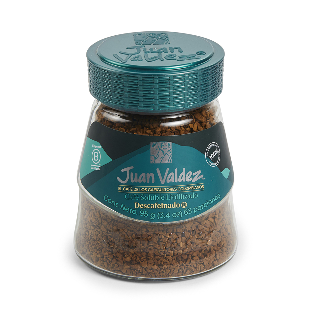CAFE JUAN VALDEZ CAFE LIOFILIZADO DESCAFEINADO 95GR