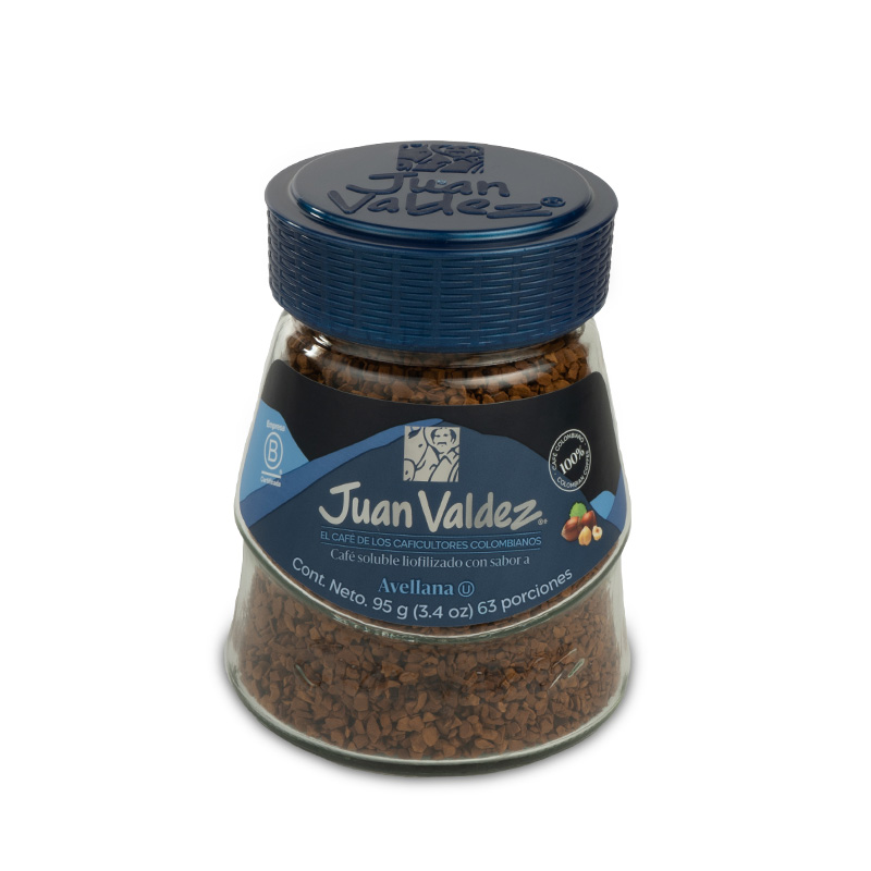CAFE JUAN VALDEZ CAFE JUAN VALDEZ LIOFILIZADO AVELLANA 95 GR