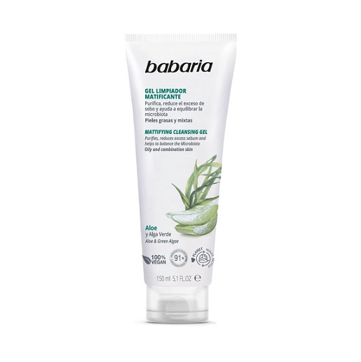 BABARIA GEL LIMPIADOR MATIFICANTE 150ML