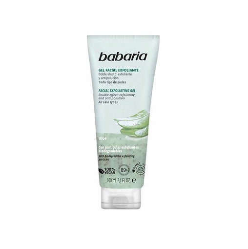 BABARIA GEL FACIAL EXFOLIANTE ALOE 100ML