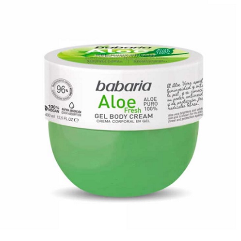 BABARIA CREMA CORPORAL EN GEL ALOE FRESH 400ML