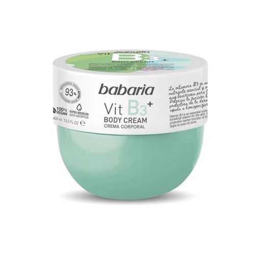 BABARIA CREMA CORPORAL VITAMINA B3 400ML