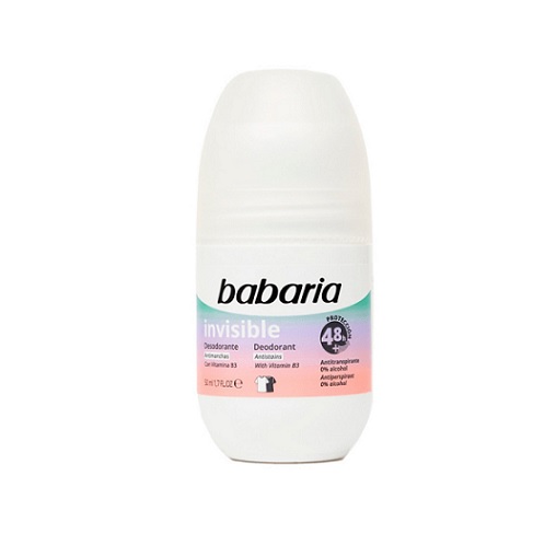 BABARIA DESODORANTE ROLL ON INVISIBLE 50ML
