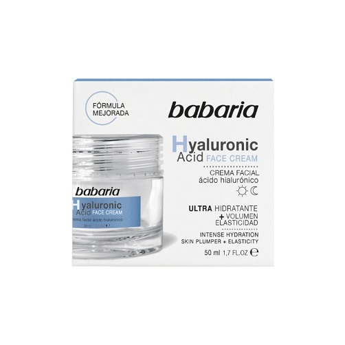 BABARIA CREMA FACIAL CON ACIDO HIALURONICO 50ML
