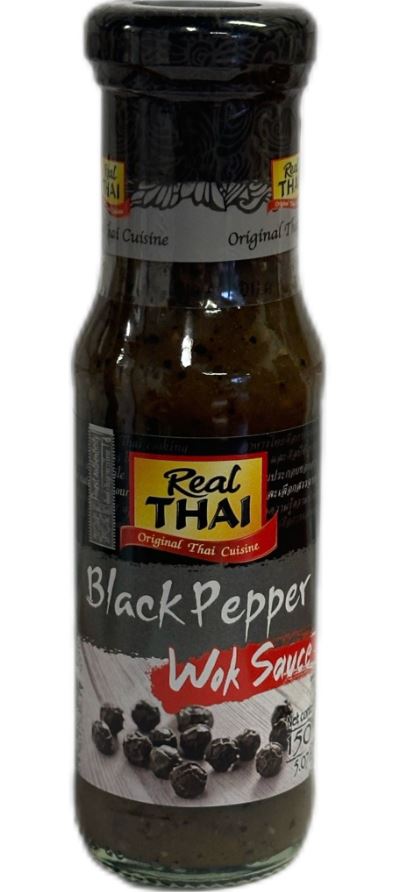 REAL THAI BLACK PEPPER WOK SAUCE 170G