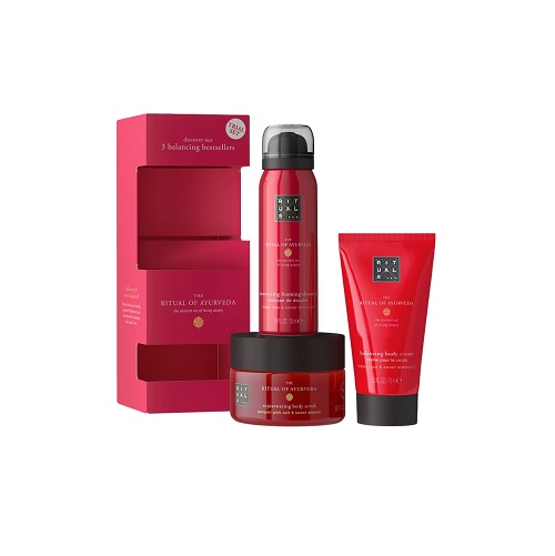RITUALS AYURVEDA SCRUB 125GR+GEL50ML+BCREAM 70ML