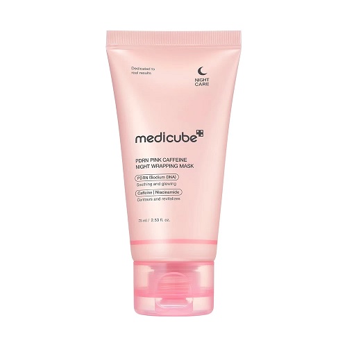 MEDICUBE PDRN PINK CAFFEINE NIGHT WRAPPING MASK 75ML