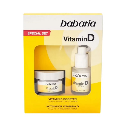 BABARIA SERUM DE VITAMINA D + CREMA FACIAL DE VITAMINA D