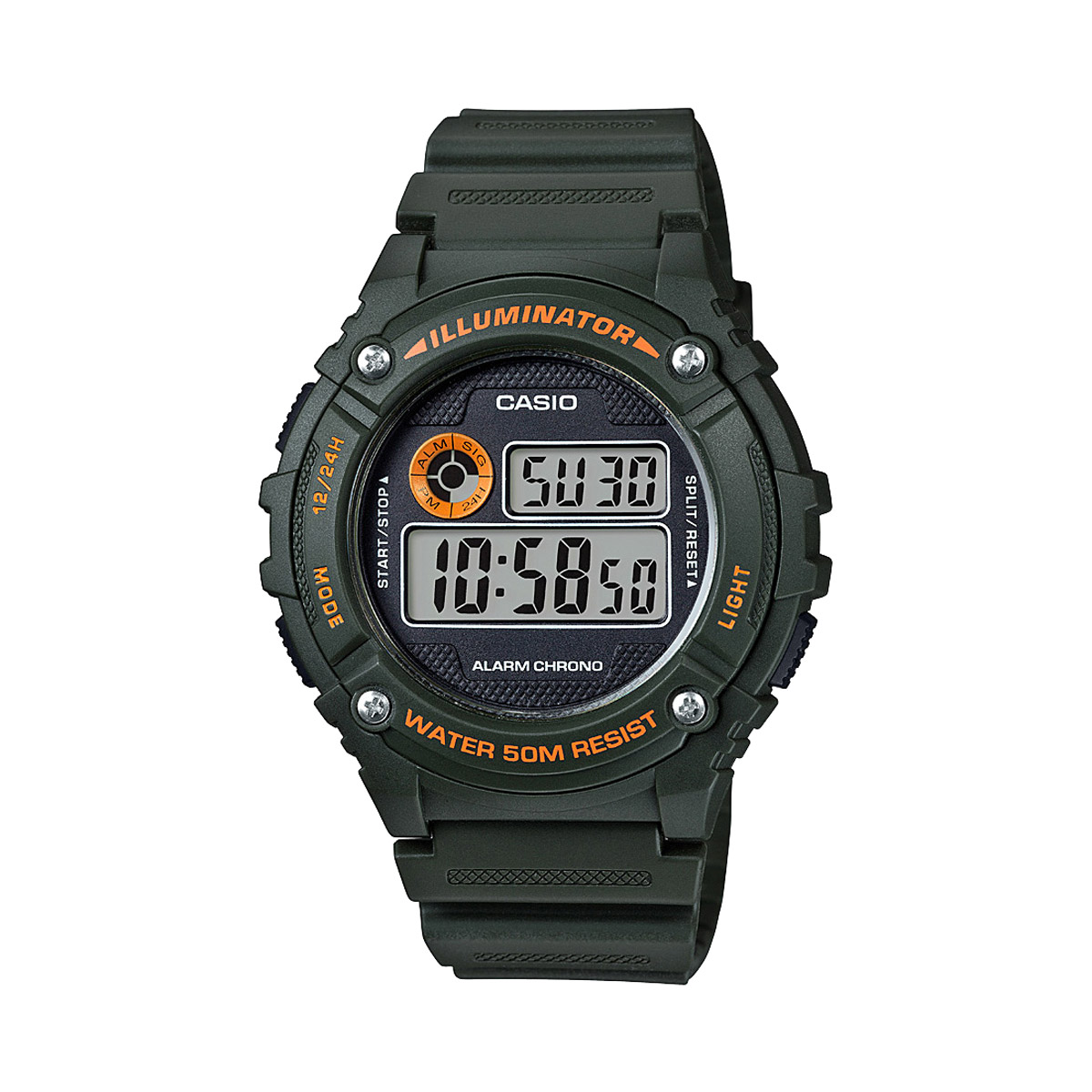 CASIO CASIO RELOJ W216H 3BVDF NEGRO